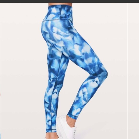 Lululemon Wunder Under Hi-Rise Tight *Full-On Luxtreme 28"Blush Blossom Alpine - Picture 1 of 9